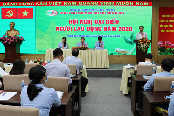 Hội nghị Đại biểu người lao động năm 2020 Công ty Chăn nuôi và Chế biến thực phẩm Sài Gòn
