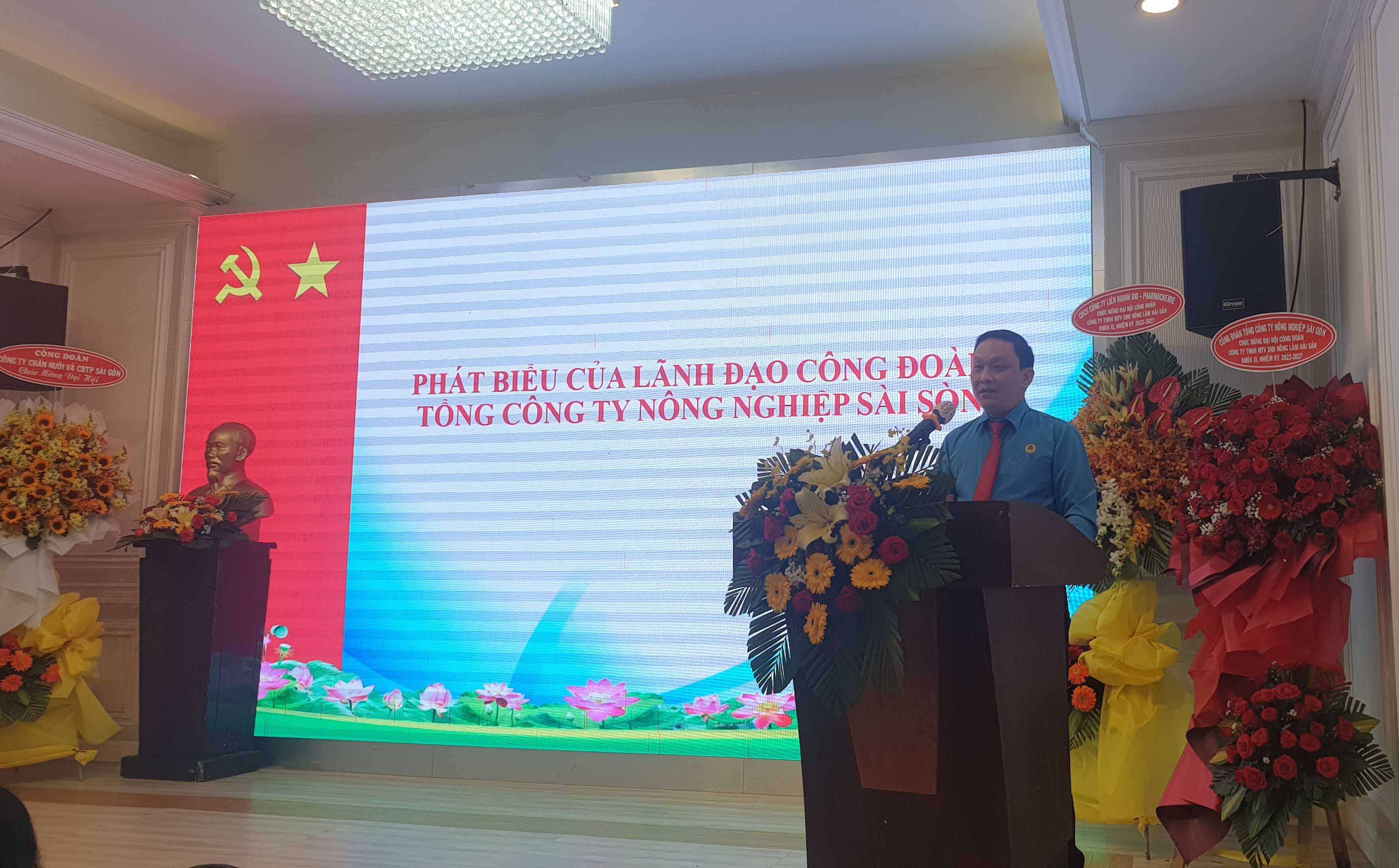 Đại hội điểm công đoàn cơ sở Công ty TNHH MTV XNK Nông Lâm Hải Sản nhiệm kỳ 2022 - 2027